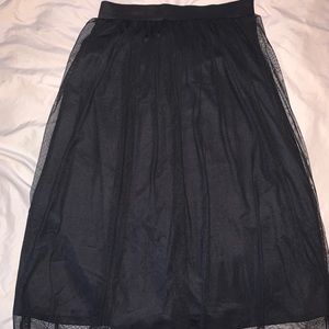 Black skirt